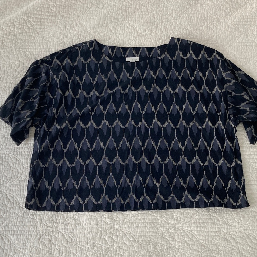 J Jill Boxy Patterned Women's Top, MP